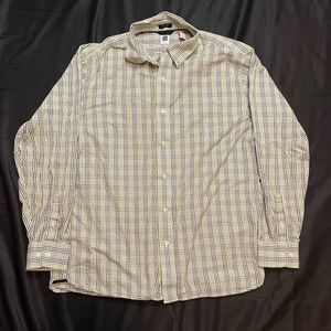 *SALE* Gap Button Up Shirt Mens Large Standard Fit Long Sleeve